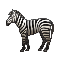 Shell Market zebra maskotu
